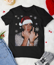 Eminem Christmas Times Gift Family Black Shirt Unisex S-5XL 1S0315