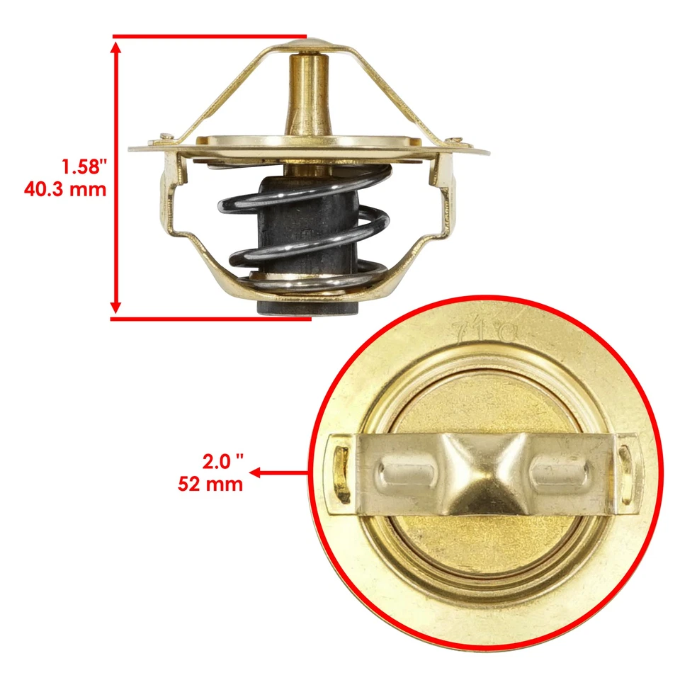 Termostato para Yamaha FJR1300A FJR1300AE FJR13 / ABS / Cambio eléctrico 2003-2015 Foto 2 de 4