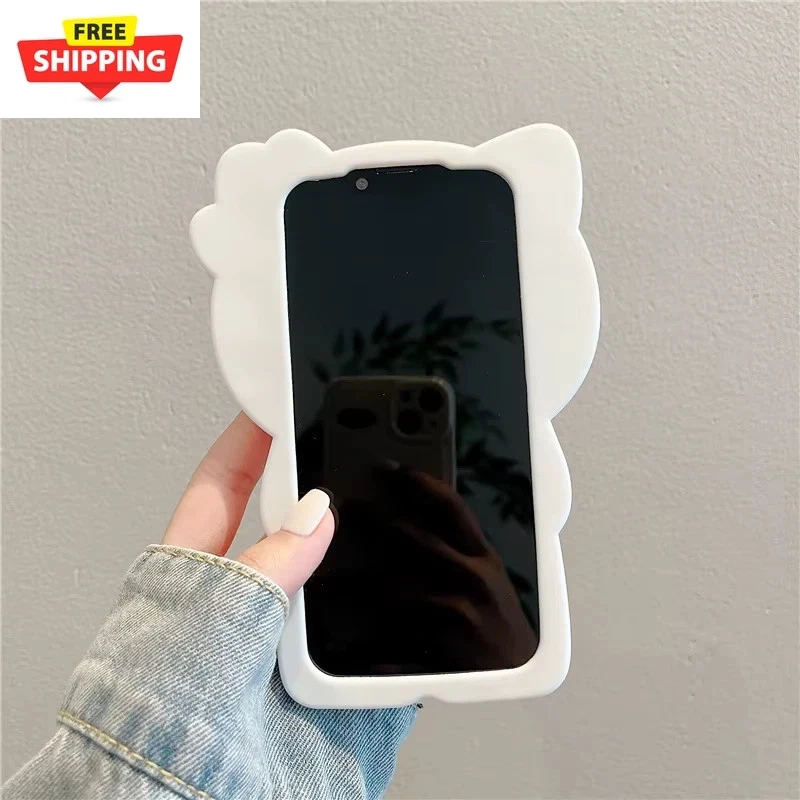 Cute Hello Kitty Pink & Rilakkuma Soft Case for iPhone 17 16 15 14 13 12 11 Pro - Image 2 of 4