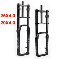 Double Shoulder Snow Bike Front Fork 20 26X4.0In Fat Tire Beach Bicycle Air Fork