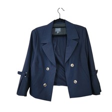 The Limited bell sleeve Navy blazer Womens Size 12
