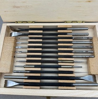 Bergeon Levers for Hands & Hairspring Collets 12 piece kit
