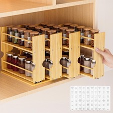 Pull Out Spice Rack for Cabinet, Slide Out Drawers