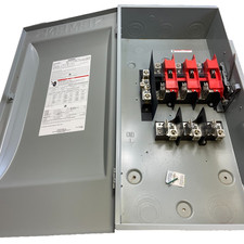 SIEMENS HF324N Fused Heavy Duty Type 1 4 Wire 3 Pole 200 Amp 240 volt