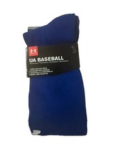 DISCONTINUED 2018 Under Armour royal blue Baseball Socks sz L 9-12.5 A11