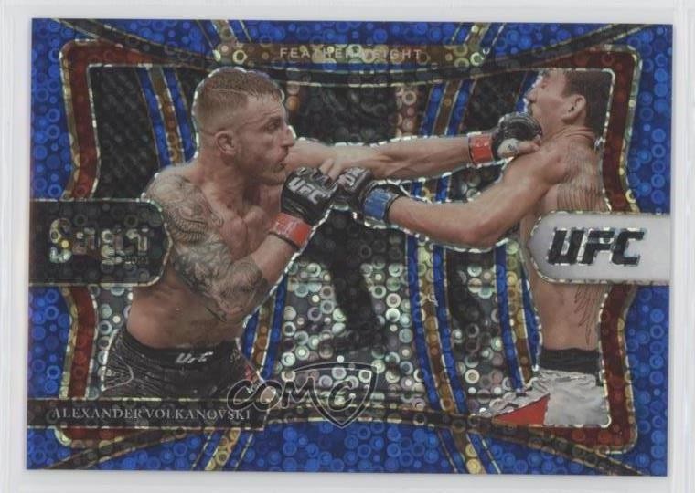 2021 Select UFC Premier Level Blue Disco Prizm 93/99 Alexander Volkanovski 7ba