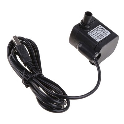 DC3.5V-9V 3W Quiet Flow Adjustable Pump Replacement USB Submersible Water Pump