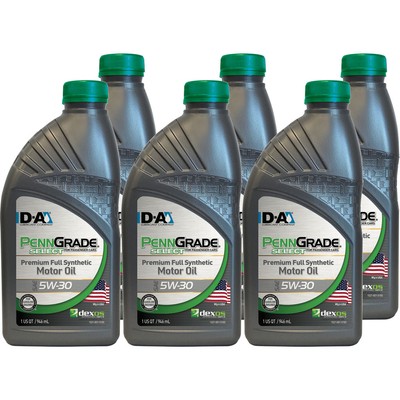 PennGrade 61516, PennGrade Select Full Synthetic Engine Oil, 5W30, 6 Quarts