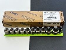 Vim 38dr 10pc Half-cut Stubby Torx Bit Driver Socket Set Magrail Impact-hct6
