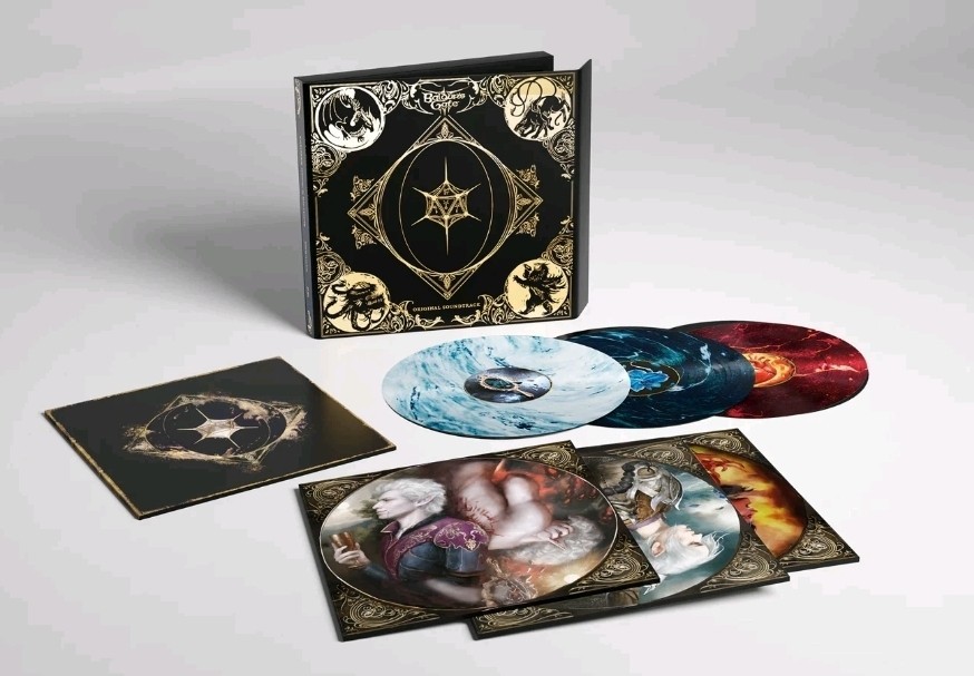 洋楽 Baldurs Gate 3 soundtrack Deluxe LP Baldur's Gate 3 Deluxe Limited Edition 3LP Vinyl Record