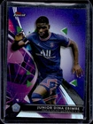 2021 Finest UEFA Junior Dina Ebimbe RC Refractor Purple #27/299 PSG