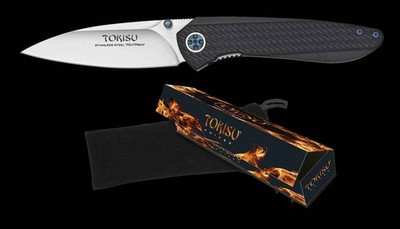 Tokisu Messer Ukiyo Folder 7Cr17MoV Stahl G10 Griff Taschenmesser Linerlock