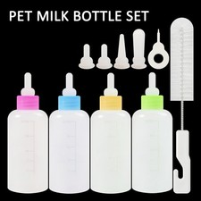 Pet Feeding Bottle Kit Pet Nursing Kit Puppy Kitten Small Animal Syringe Feeding