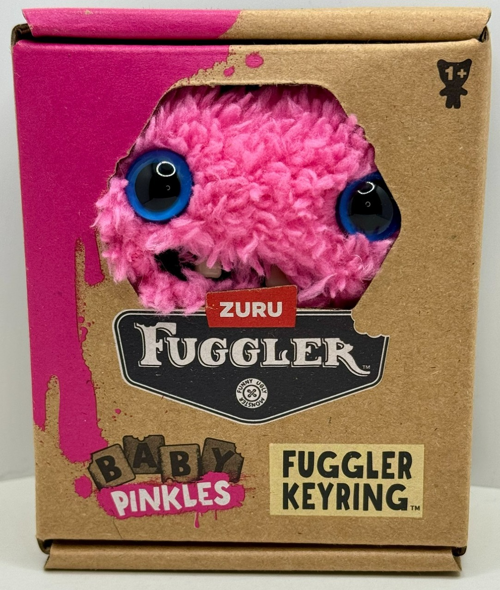 ZURU Fuggler Baby Pinkles 15759G Winged Bat Plush Keyring New | eBay