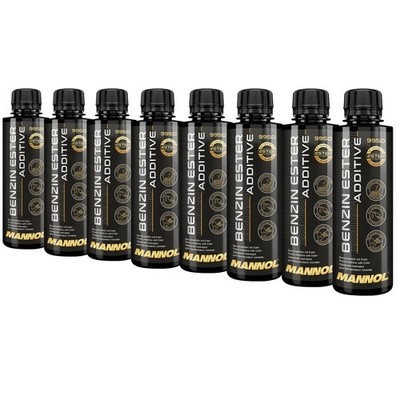 8x MANNOL 250ml Benzin Ester Additiv Kraftstoff System Reiniger Motorreiniger