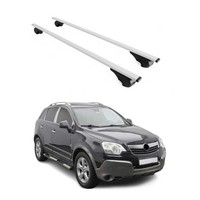 DachträGer GrundtäGer FüR Opel Antara 2006-2015 75Kg Metall Silber 2 Tlg