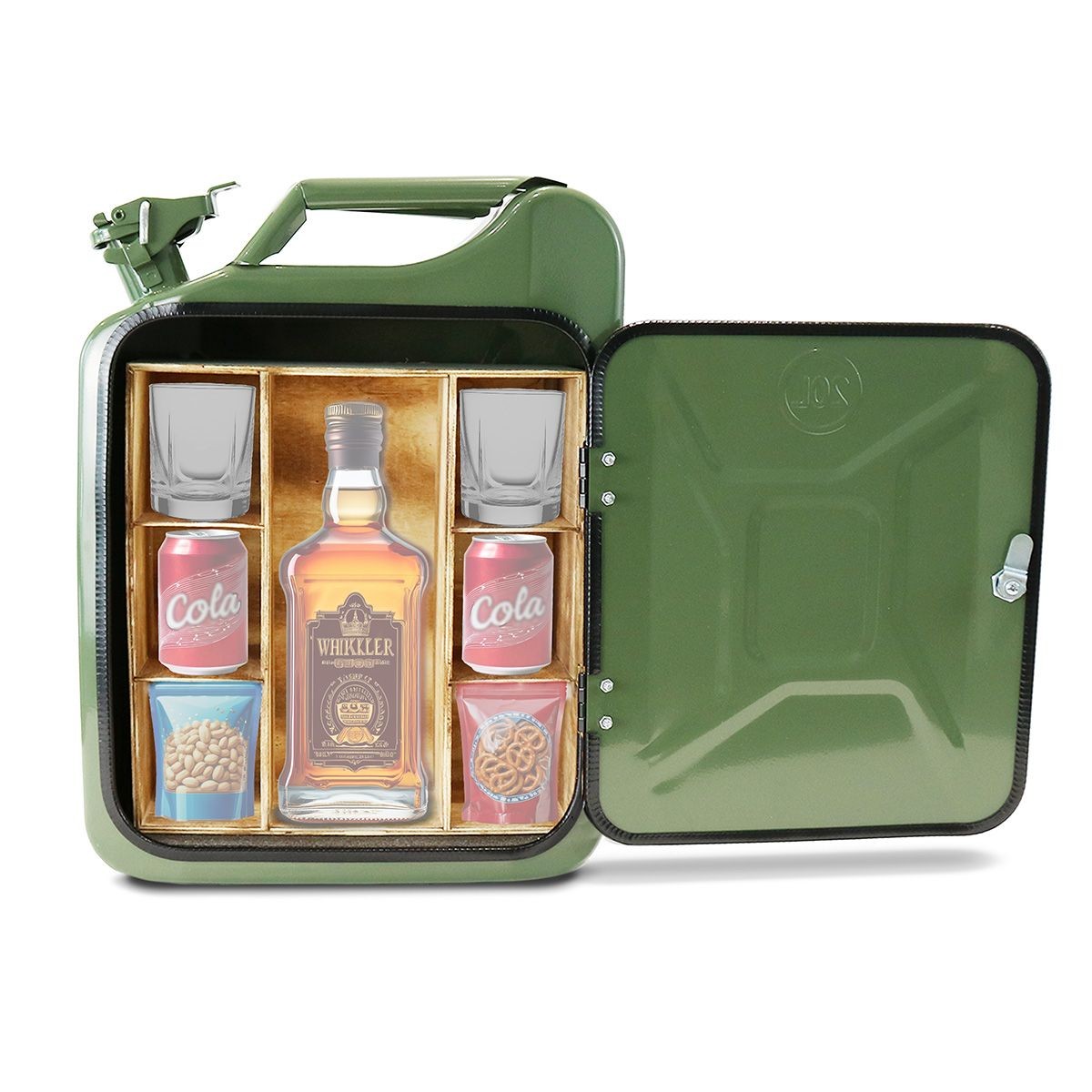 Minibar in Benzinkanister Design MF1 Bar Regal / Aufbewahrung