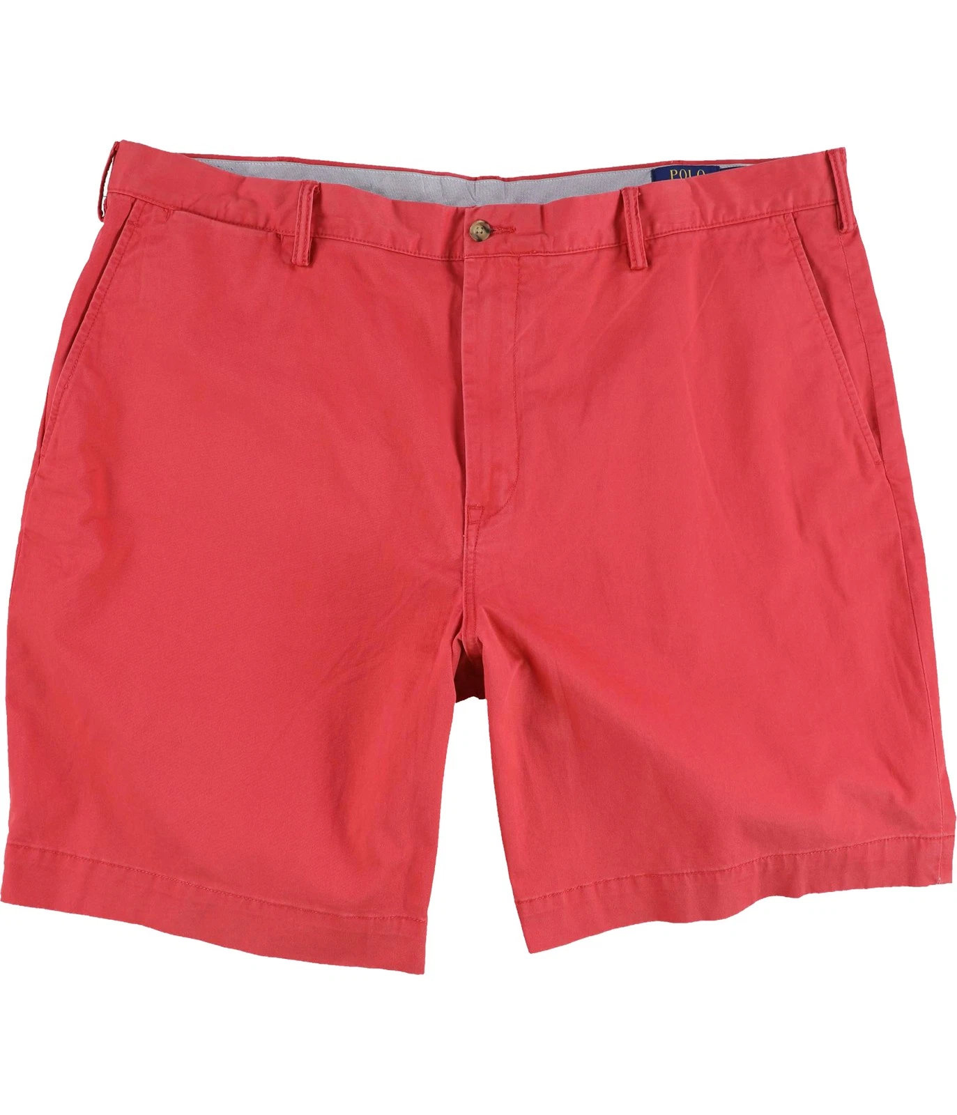 Ralph Lauren Mens Stylish Casual Chino Shorts, Red, 42