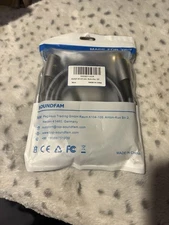 Soundfam XLR Microphone Cable 2M Nylon Braided for Studio & Live Sound Systems