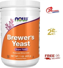NOW Supplements, Brewers Yeast Powder with naturally occurring Protein & B vit..