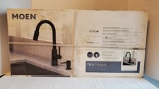 Moen 87066BL Matte Black Nori High Arc Pulldown Kitchen Faucet