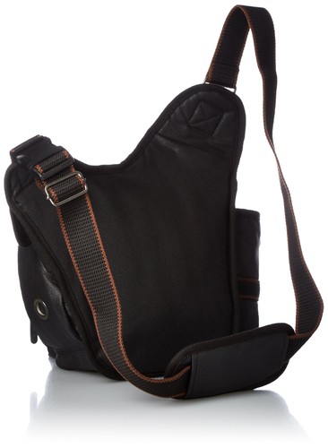Bolso de hombro cuerpo de trabajo De Vise BKBK/Negro/Negro AHB-17068BKBK 761 - Imagen 4 de 8