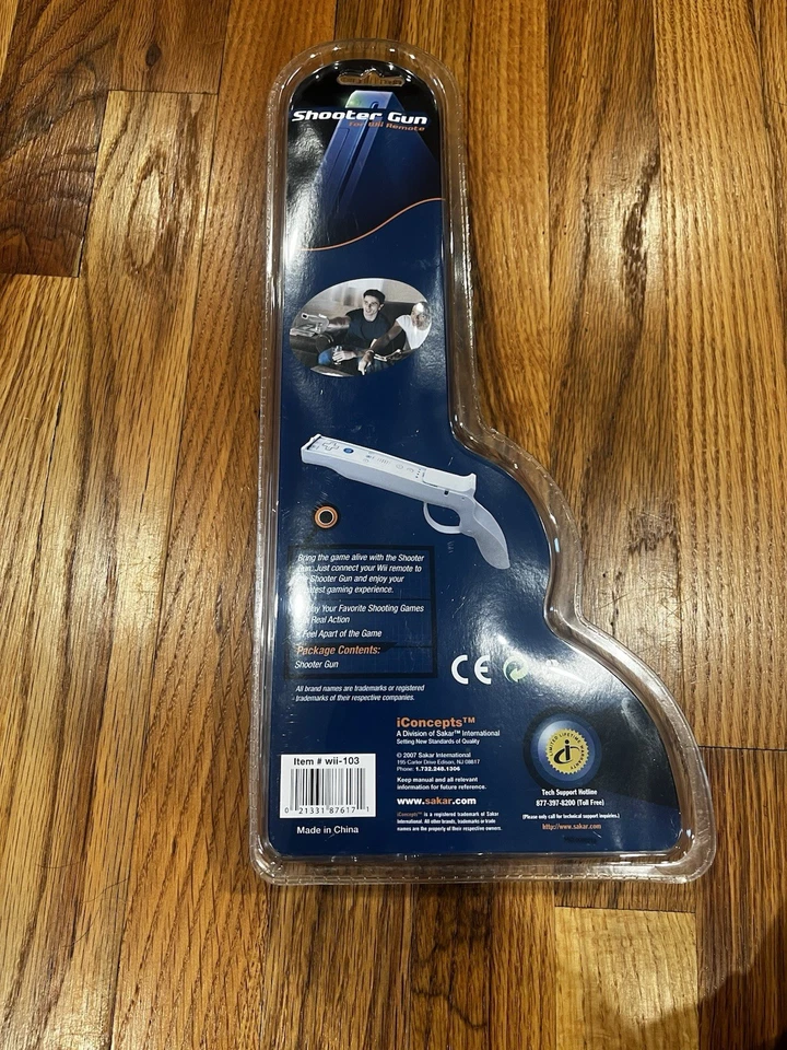 iConcepts Game Fury Shooter Gun Nintendo Wii Remote **FACTORY SEALED** - Image 3 of 4