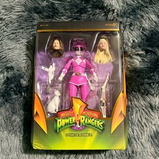 Super 7 Mighty Morphin Power Rangers Ultimates Pink Ranger Figure  No Outer Box