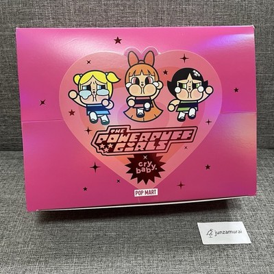 12 Set Pop Mart Cry Baby The Powerpuff Girls Series Figures Model