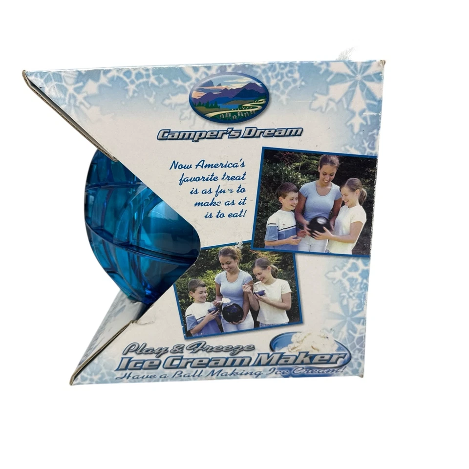 Camper's Dream The ORIGINAL Play and Freeze BOLA PARA HACER HELADOS Azul - 1 Pinta Foto 3 de 4