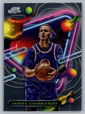 #84 Donte DiVincenzo 2023-24 Topps Chrome Cosmic New York Knicks