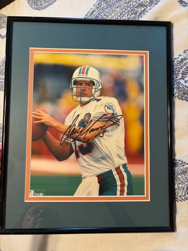 Dan Marino 8x10 Framed & Matted Autographed Photo
