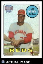 2002 Topps Archives Reserve Chrome #405 LEE MAY Cincinnati Reds Set-Break NM