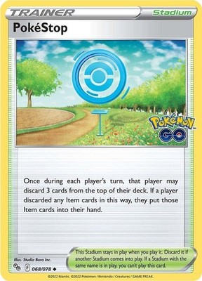 PokeStop Uncommon Pokemon GO 068/078 NM