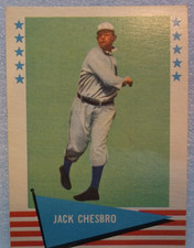 1961 Fleer Jack Chesbro "Baseball Greats" Trading Card (#13)