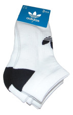 3 NWT Men's ADIDAS Low-Cut Socks Shoe Size 6-12 Nice FS 