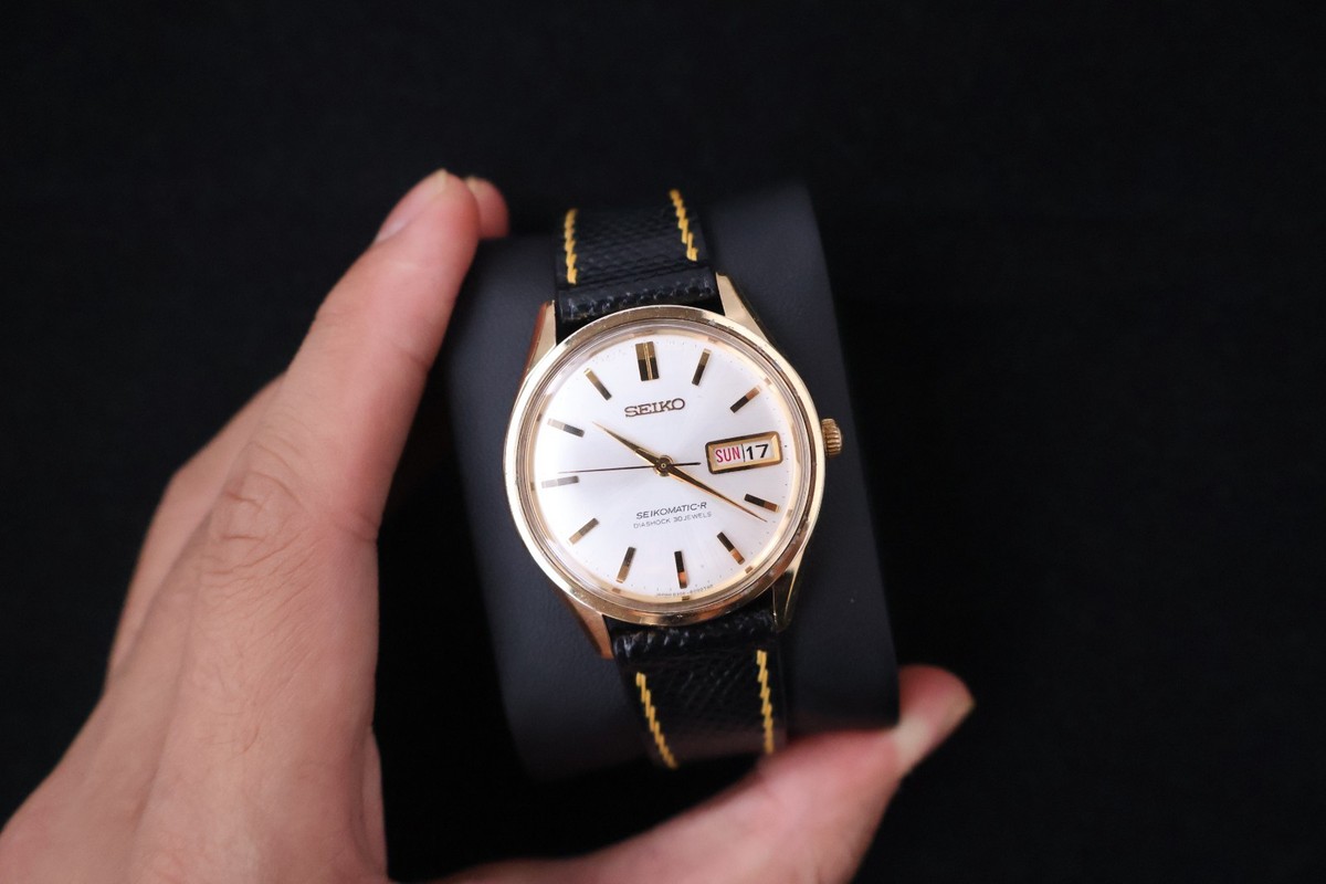 SERVICED) Rare Vintage 1965 Seiko Seikomatic-R Dolphin 30 Jewels