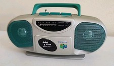 VTG Nintendo 64 N64 Boombox Radio AM FM Reciever Green Mario Tested  Working