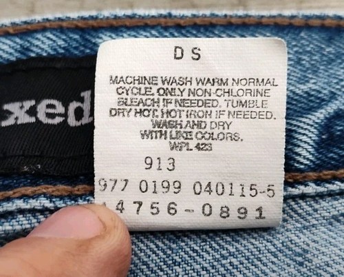 VINTAGE Levis SilverTab Jeans Herren 38X30 Blau Denim Straight Relaxed Grunge 90s - Bild 9 von 22