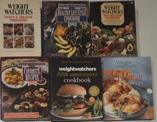 Vintage Weight Watchers Hardback Books Lot Of 6 50th Anniversary Holiday Party