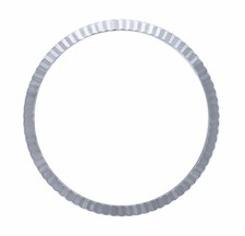 18K White Gold Fluted Bezel For Rolex Datejust 116200, 116234, 116244, 116264