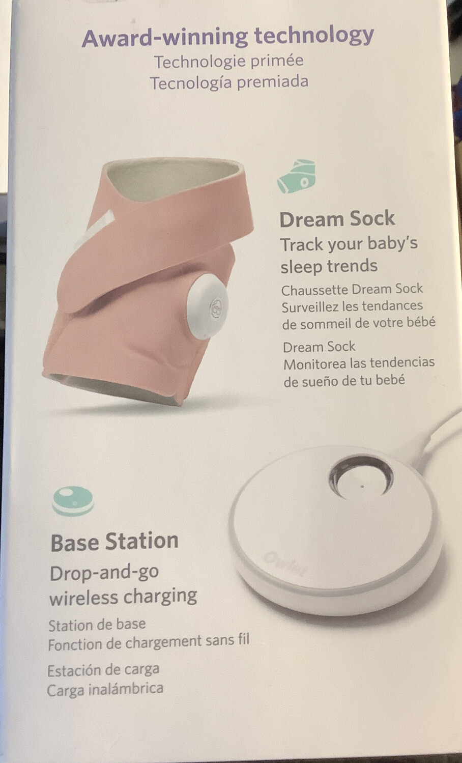 Owlet dream Sock Baby Monitor,View Heart Rate,Average Oxygen Monitor