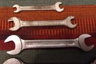 Vintage Unbranded Double Open End Wrenches, Set of 5 — photo 3