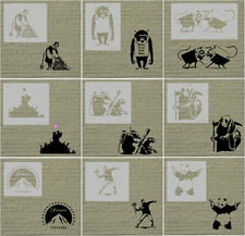 BANKSY STENCILS 190 MICRON MYLAR