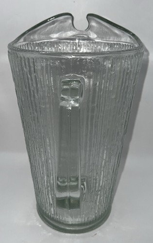 AMAZING Vintage Finlandia Tree Bark Pitcher & 5 Glass Set~ EUC~Entertaining - Picture 3 of 14
