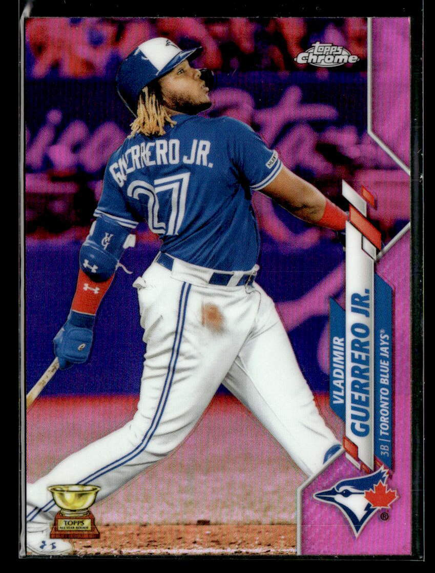 2020 Topps Chrome #133 Vladimir Guerrero Jr. Pink Refractor EX