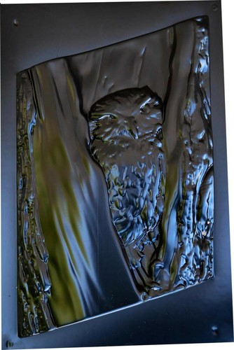 Molde de hormigón búho árbol para pared concreto yeso decorativo azulejos 1 pieza A03 - Imagen 4 de 10
