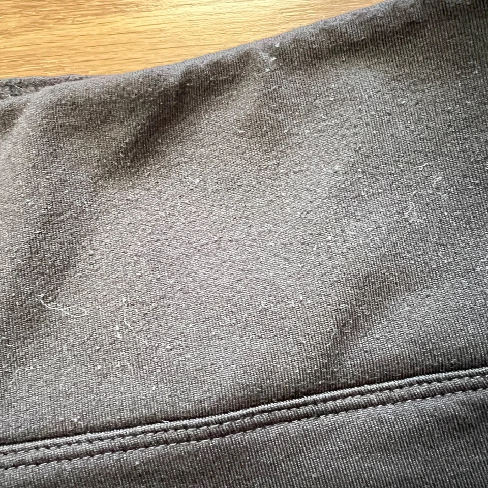 PINK Victoria's Secret Cozy Leggings Women's Size L Black Fleece Lined - Image 4 of 4