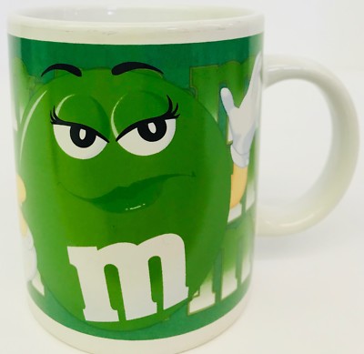 Ms Green M & M Collectors Mug By Galerie 2002 Coffee Cup M&M Mars Company