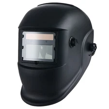 True Color Solar Auto Darkening Welding Helmet, 3.62" View, Arc Tig Mig 1/25000s